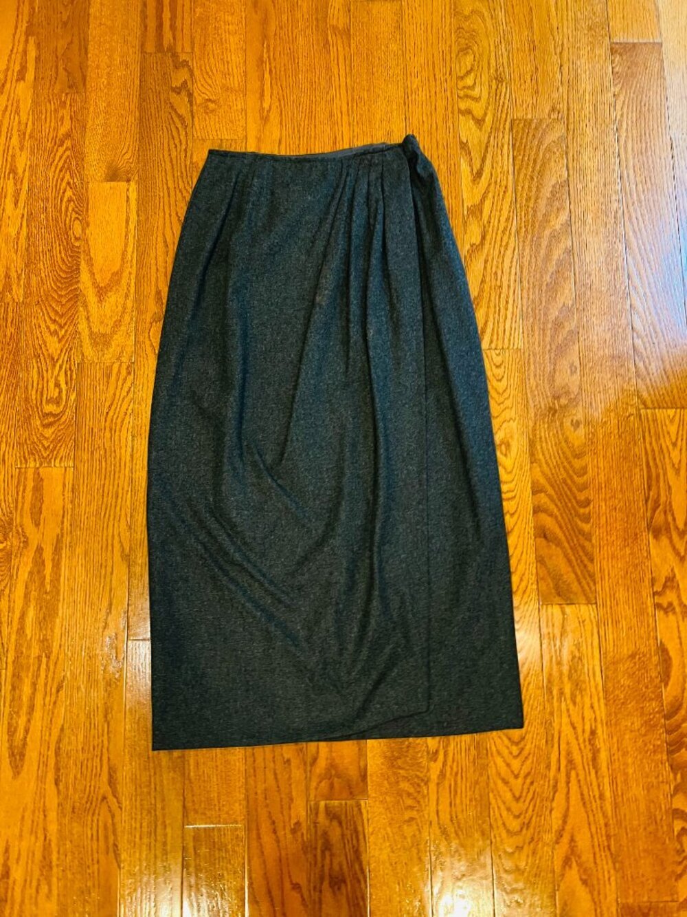 Vintage Polo Ralph Lauren Wool Cashmere Maxi A-line Skirt Made in USA Size 8 - Picture 16 of 16